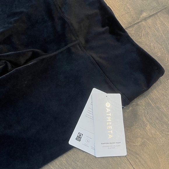 ATHLETA Elation Velvet Tight Black - Picture 4 of 6